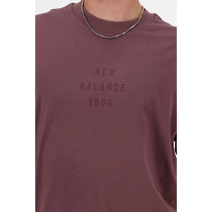 New Balance T-shirt aubergine
