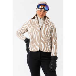 Falcon fleece skivest Oxitane beige/wit