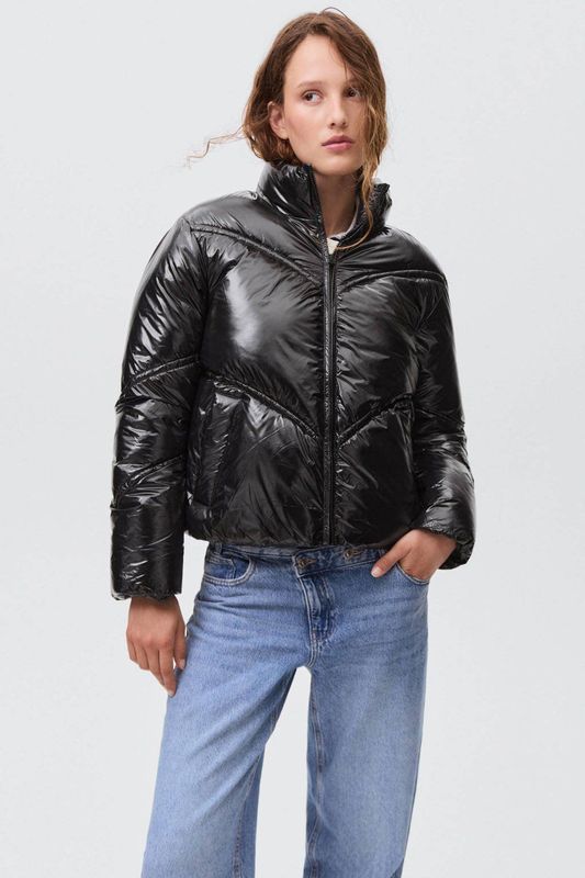 MANGO TEEN - Gewatteerde Jas - Glanzend