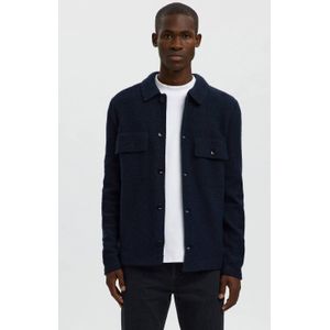 Selected - Nealy - Cardigan - Gekookte Wol - Met Overhemdkraag - Met Knopen