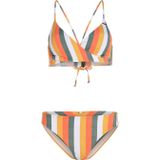 O'Neill voorgevormde bikini Baay Maoi oranje/wit/groen