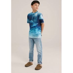 WE Fashion Blue Ridge T-shirt marineblauw