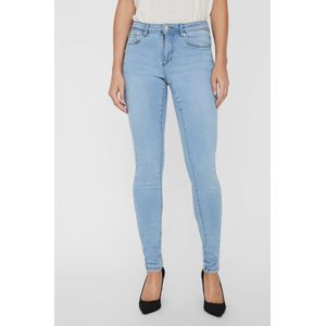 VERO MODA mid waist skinny jeans VMTANYA light denim