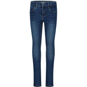NAME IT skinny jeans NKMPETE met visgraat medium blue denim