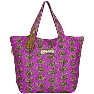 Little Legends shopper Palm Tree Sunset paars/bruin