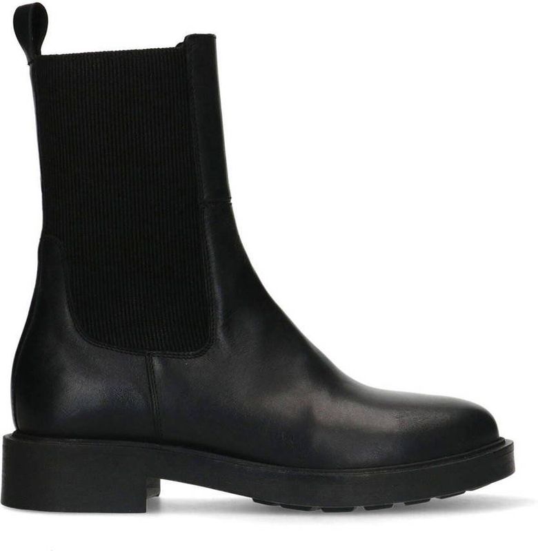 Sacha Leren Chelsea Boots Zwart