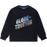 Tumble 'n Dry Mid sweater Arctic met tekst donkerblauw