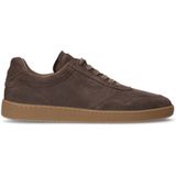 Manfield suède sneakers taupe