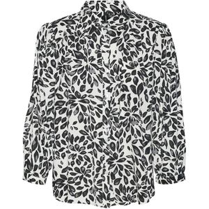 VERO MODA blouse VMGWEN met all over print zwart/wit