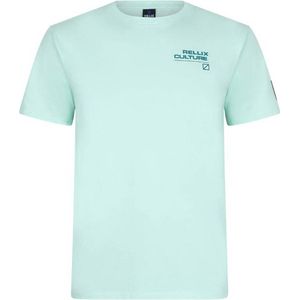 Rellix T-shirt met backprint mintgroen