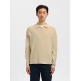 SELECTED HOMME pullover gebreid beige