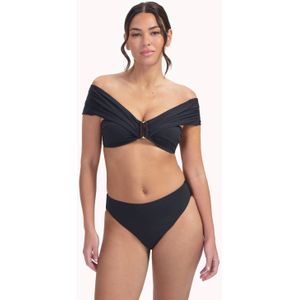 Cyell Design voorgevormde bandeau bikinitop Femme Noir zwart