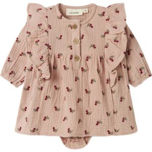 LIL' ATELIER BABY korte romperjurk NBFKOALA oudroze