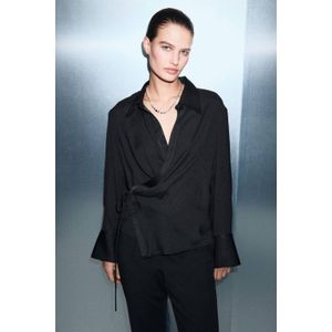 Mango blousetop zwart