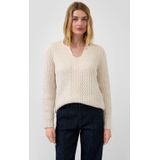 s.Oliver - Gebreide Trui - V-halslijn - Met Pailletten