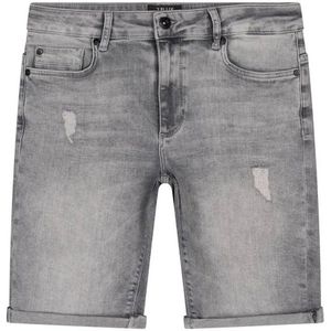 Rellix slim fit denim short grijs