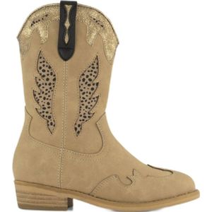 Graceland - Cowboylaarzen - Beige - Imitatiesuède - Westernhak