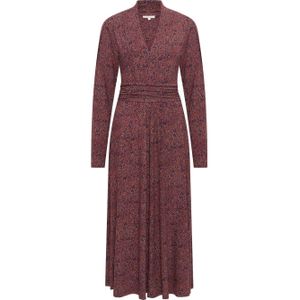 Expresso maxi jurk donkerrood