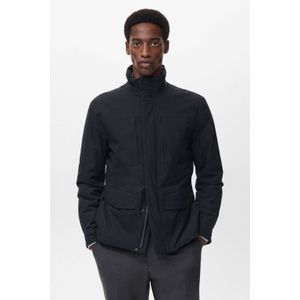 Mango Man tussenjas donkerblauw