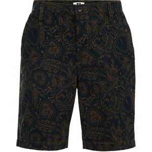 WE Fashion relaxed short met all over print dark treetop