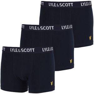 Lyle & Scott boxershort - set van 3 donkerblauw