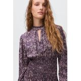 MANGO TEEN - Jurk - Vrolijke All-over Print - Lange Ballonmouwen