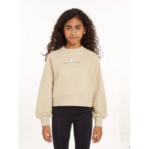 Calvin Klein sweater met logo beige