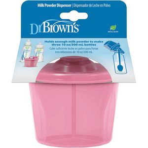 Dr. Brown's melkpoeder bewaarbakje/dispenser roze