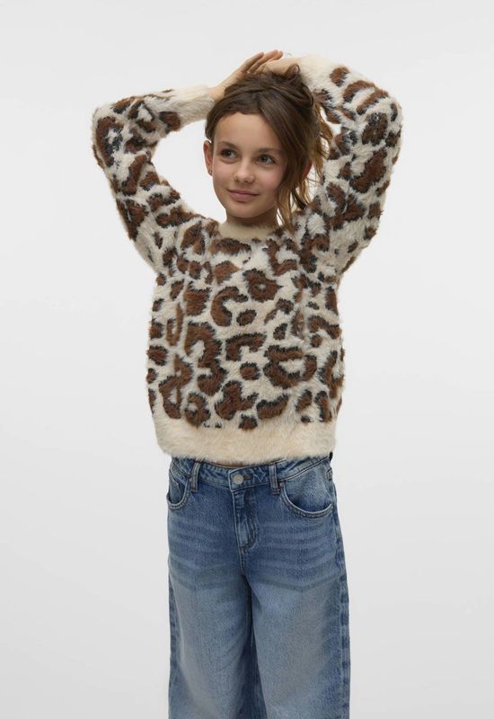 Vmjungle - Gebreide Pullover - O-hals - Lange Mouwen - Regular Fit
