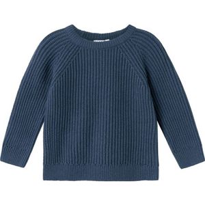 NAME IT MINI gebreide trui NMMVOLLY blauw