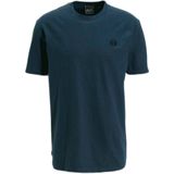 Superdry regular fit T-shirt met logo donkerblauw