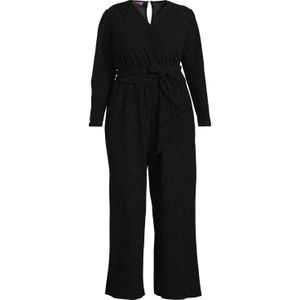 Curviss jumpsuit zwart met lurex