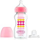 Dr. Brown's Dr. Brown's Options + Bottle to Sippy starterkit BH 270 ml roze