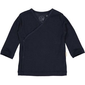 LEVV longsleeve LNEVINNOS met overslag donkerblauw