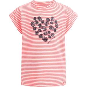 WE Fashion Gestreept T-shirt Roze