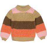 Quapi gestreepte sweater AMELIE oranje