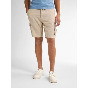 Petrol Industries linnen regular cargo short beige