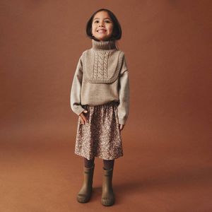 Wheat - Sissi - Midi Rok - Bruin - Katoen