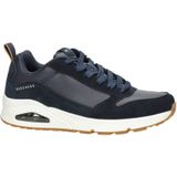 Skechers UNO suède sneakers donkerblauw