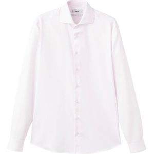 Mango Man Slim gestreepte casual overhemd roze