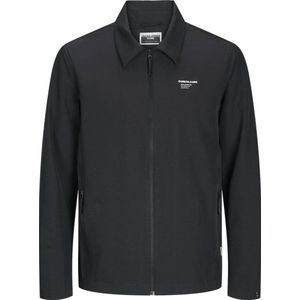 JACK & JONES CORE regular fit overshirt JCOAERO met printopdruk zwart