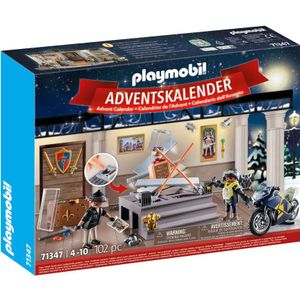 Playmobil Christmas Adventskalender Politie museumdiefstal - 71347