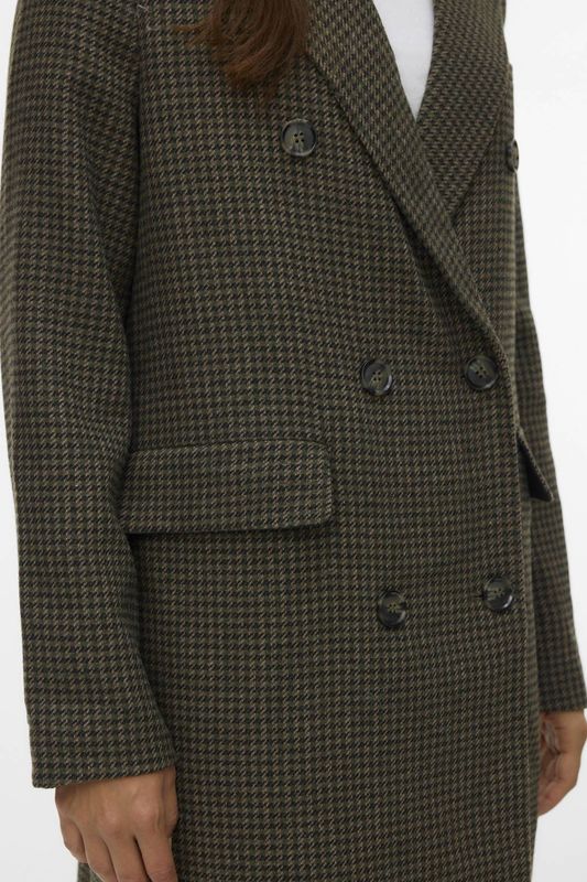 Vero Moda - Vmbristol Long Coat - Lange Jas - Grape Leaf - Dames