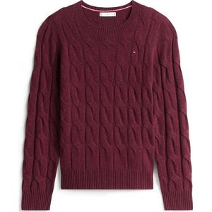 Tommy Hilfiger - Gebreide Pullover - Effen - Regular Fit - Pure Wol