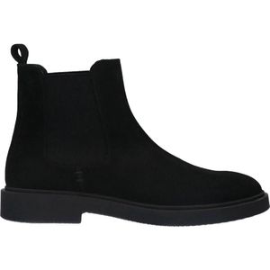 Manfield suède chelsea boots zwart