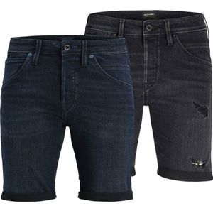 JACK & JONES JEANS INTELLIGENCE denim regular short JJIRICK JJFOX - (set van 2)