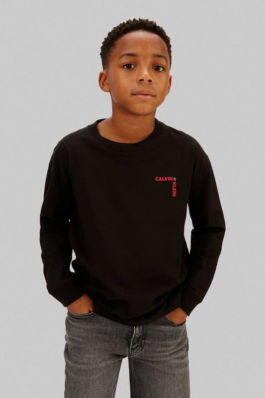 Calvin Klein Jeans Shirt  donkergrijs / rood / zwart