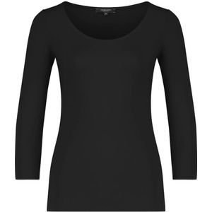 Claudia Sträter longsleeve zwart fijn gebreid