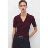 Mango top donkerrood