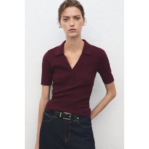 Mango top donkerrood